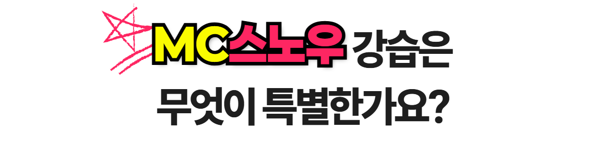 MC스노우 얼리버드 강습 상세 안내