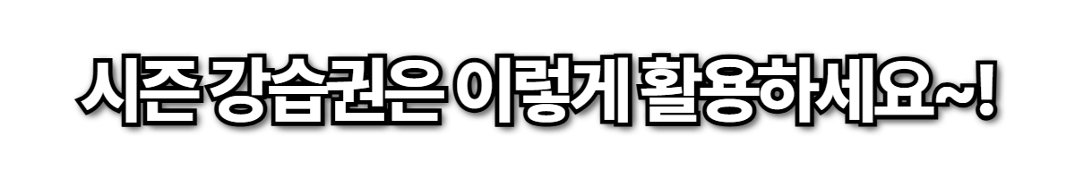MC스노우 얼리버드 강습 상세 안내